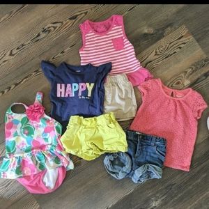 💮Lot of 2T Summer clothes and swimsuit
